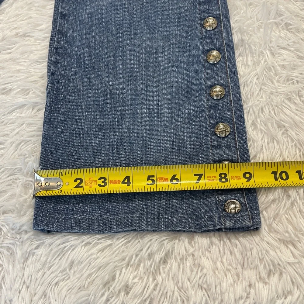 Harley-Davidson DENIM SEE MEASUREMENTS Jeans with Button Accents WOMENS 16